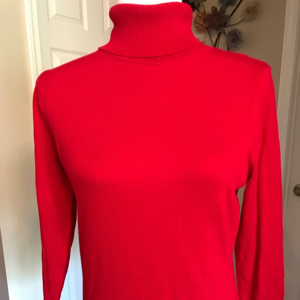 Red Turtleneck